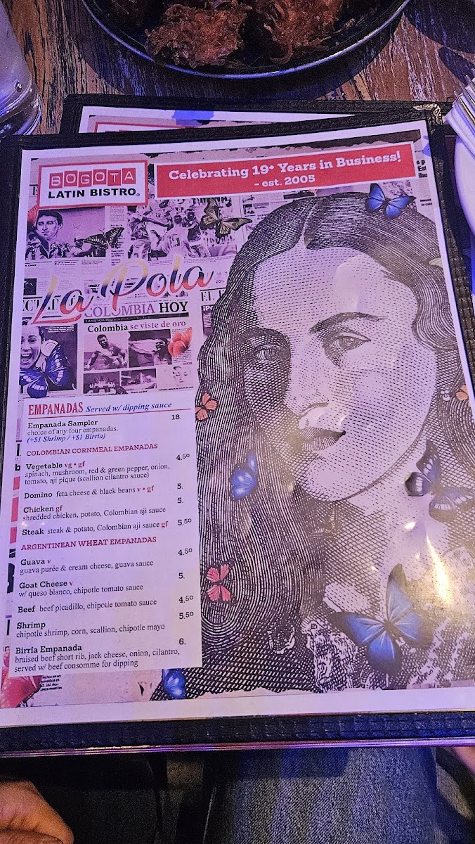 Bogota Latin Bistro Menu - Image 4